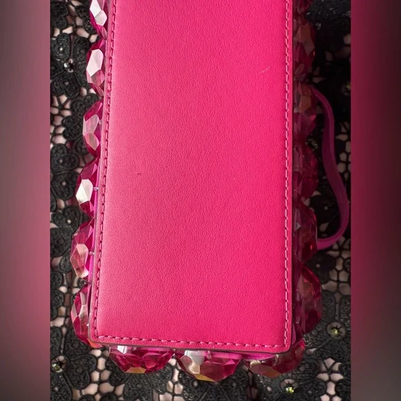 Kate Spade Sam Icon Candy Beaded Satin Small Tote Bag - Picture 15 of 16